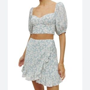 NWT Reformation Sinead Two Piece in Sofie